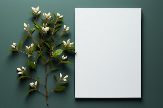 mockup foto minimalisme sjabloon