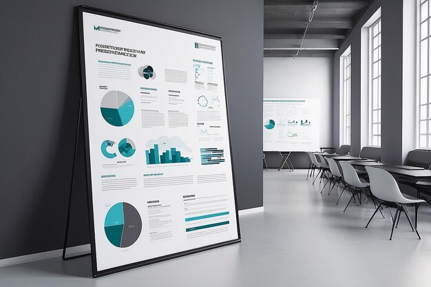 Foto mockup-kit voor de presentatie van posters