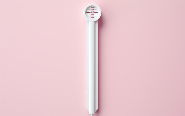 mockup medical thermometer isolated on background