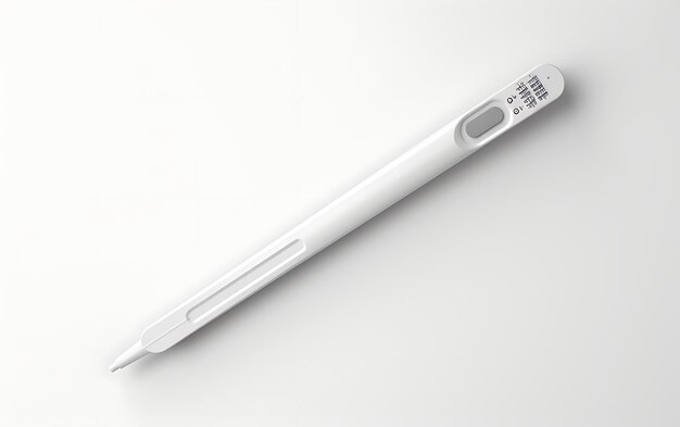 mockup medical thermometer isolated on background