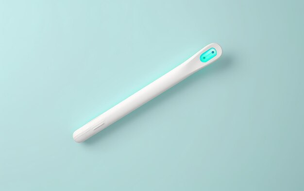 mockup medical thermometer isolated on background