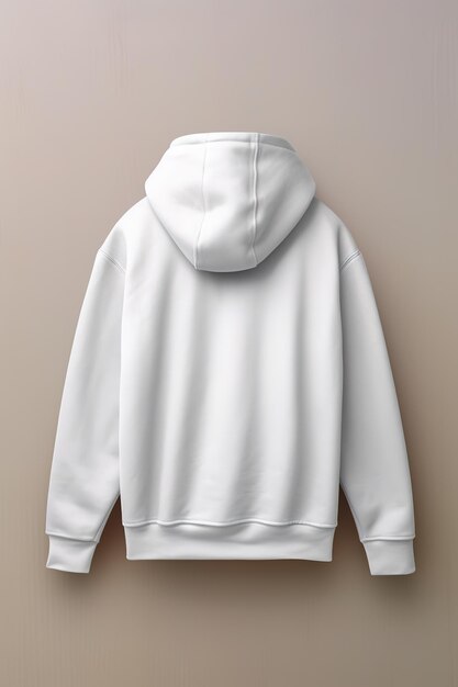 Mockup met witte hoodie