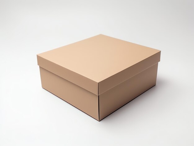 평평한 상자 <unk>의 모형