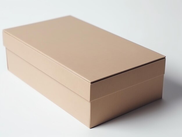 mockup of a plain box lid