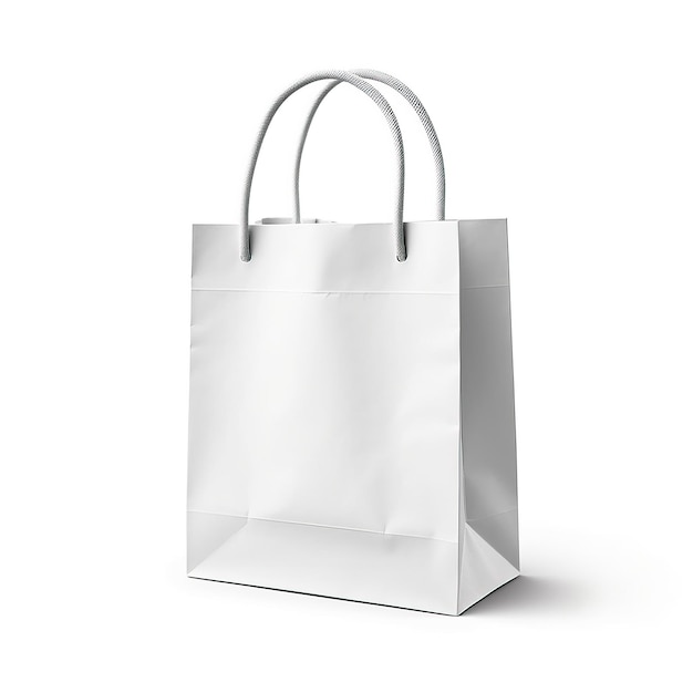 Mockup of Realistic Shopping Bag for branding and corporate identity design