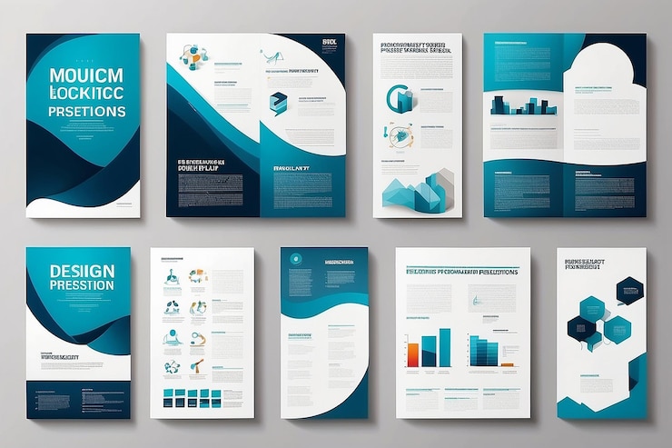 Foto mockup-set voor de presentatie van de poster