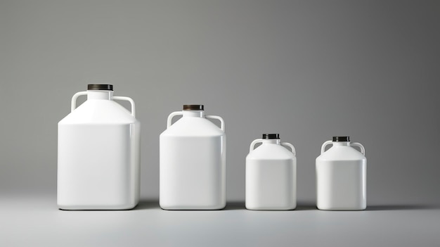 Foto mockup-set voor gascontainers