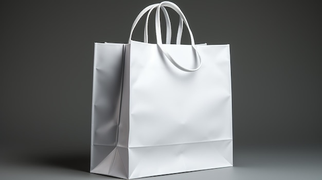 Mockup shopper tote bag handbag