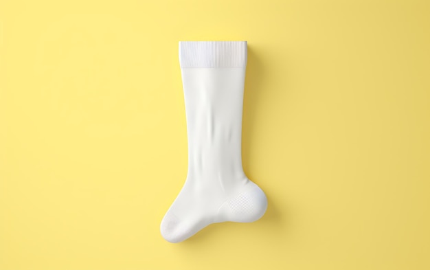 Photo mockup socks isolated on background