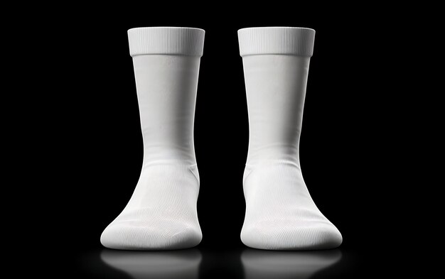 mockup socks isolated on background