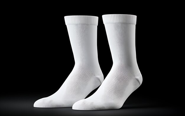 mockup socks isolated on background