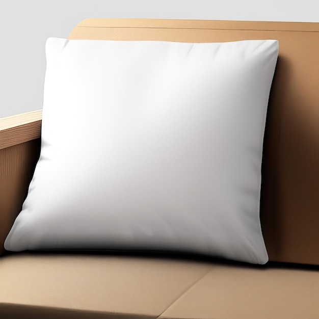 mockup of soft pillow