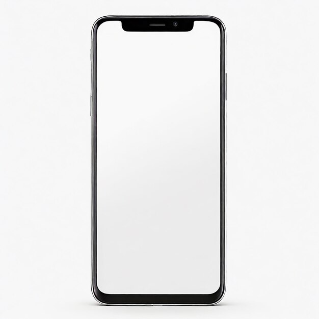 Mockup stijl leeg scherm smartphone mockup