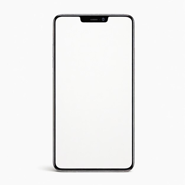 Mockup style blank screen smartphone mockup