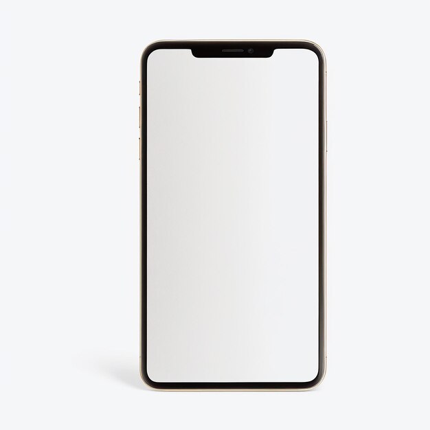 Mockup style blank screen smartphone mockup