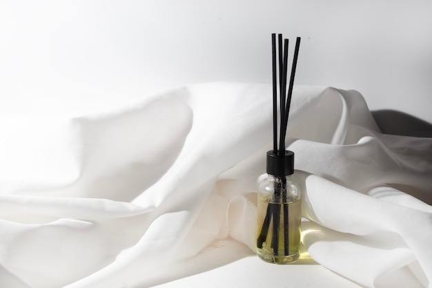 Бутылка-макет для ароматического масла, диффузор косметического парфюмерного продукта, брендинг спа и здоровый макет