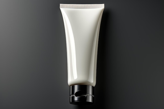 Mockup of a tube facial cleanser or cosmetic