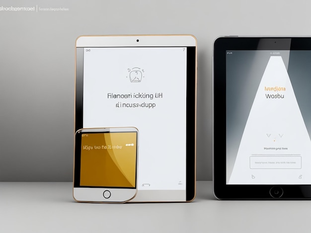 Mockup van een digitaal apparaat