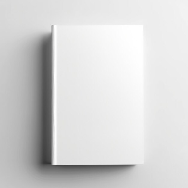 Mockup van een leeg boek