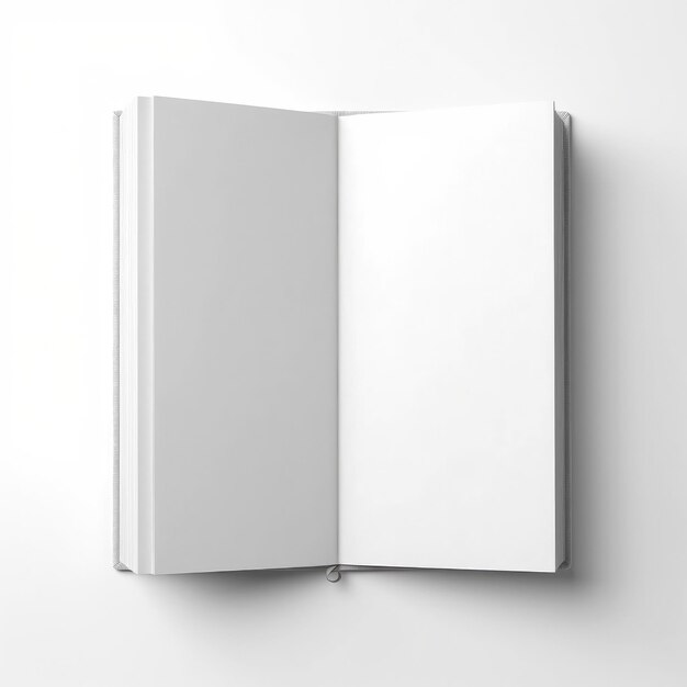 Foto mockup van een leeg boek