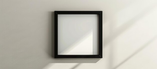 Mockup van een vierkant frame