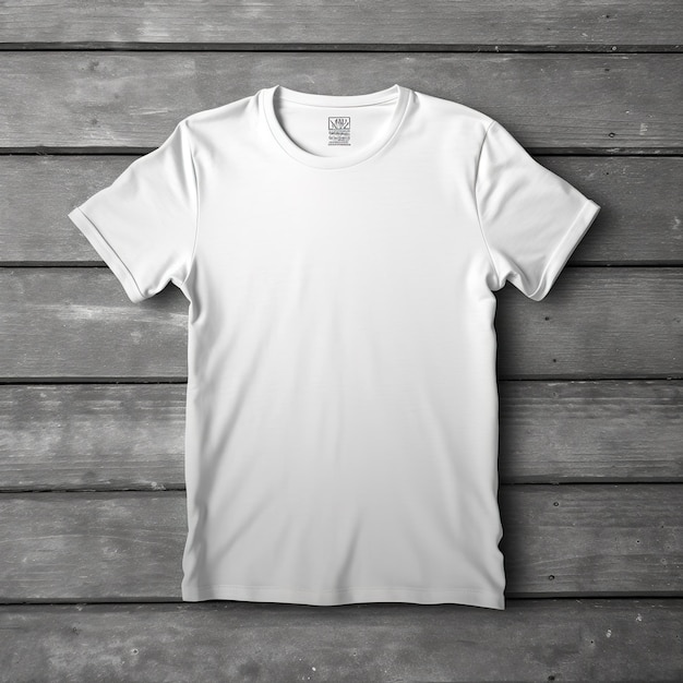 mockup van een wit t-shirt