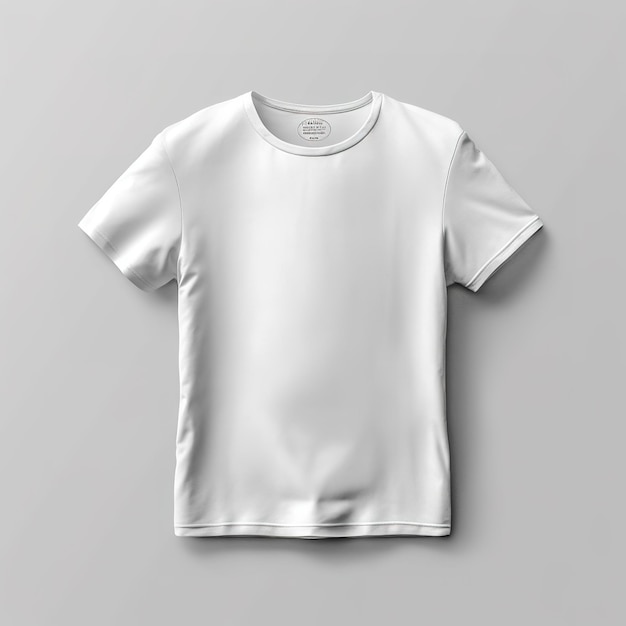 mockup van een wit t-shirt