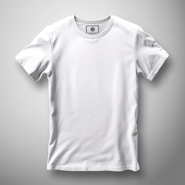 mockup van een wit t-shirt