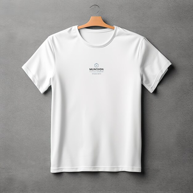 mockup van een wit t-shirt