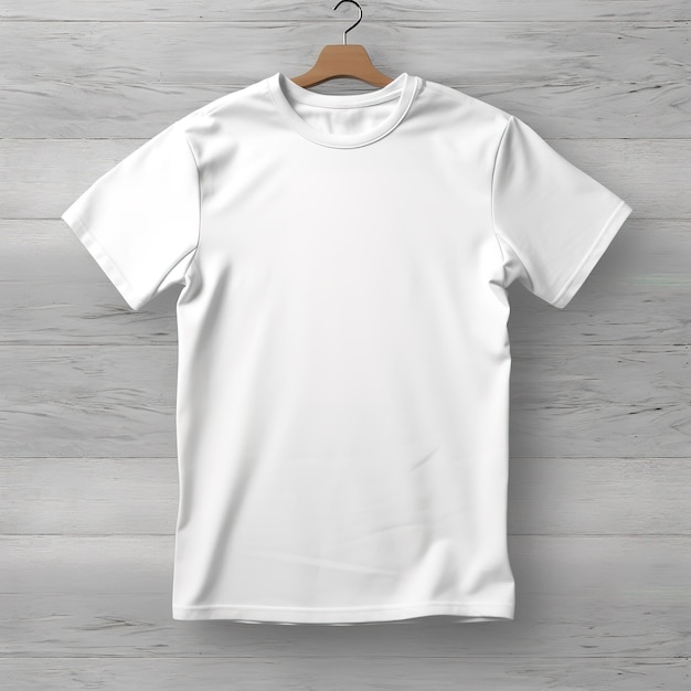 mockup van een wit t-shirt