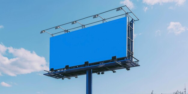 Mockup van het billboard