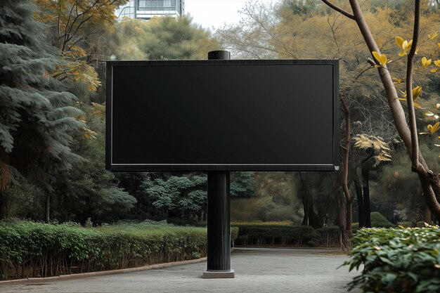 Mockup van het billboard