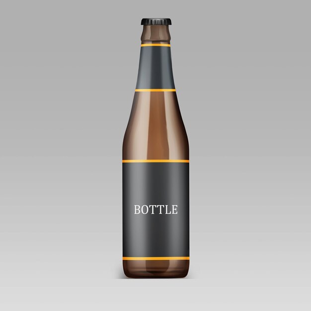 mockup van het label psd
