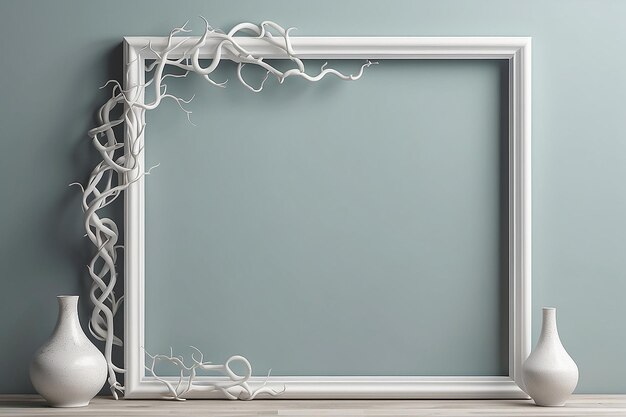 Foto mockup van het twisted vine frame