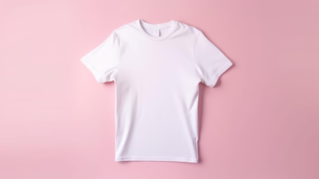 Mockup van t-shirt op kleurrijke achtergrond