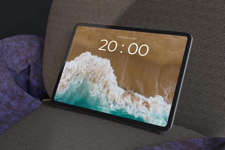 Foto mockup voor de ipad