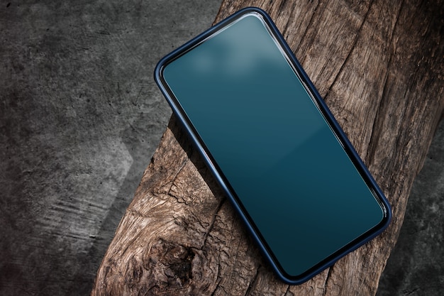 Foto mockup voor mobiele telefoons