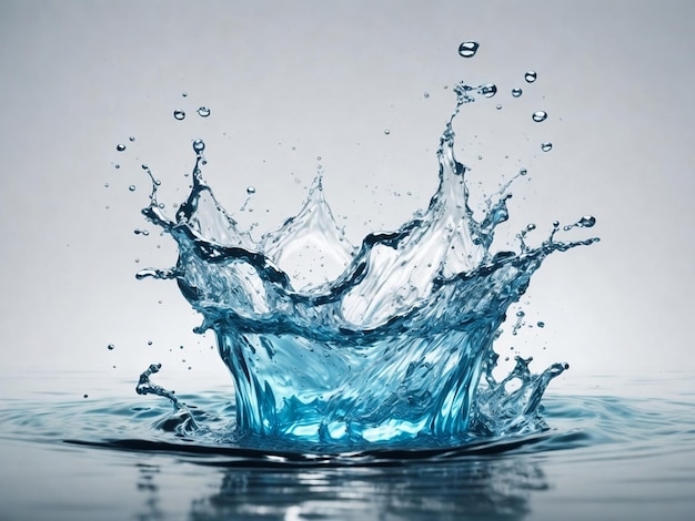 mockup water splash background