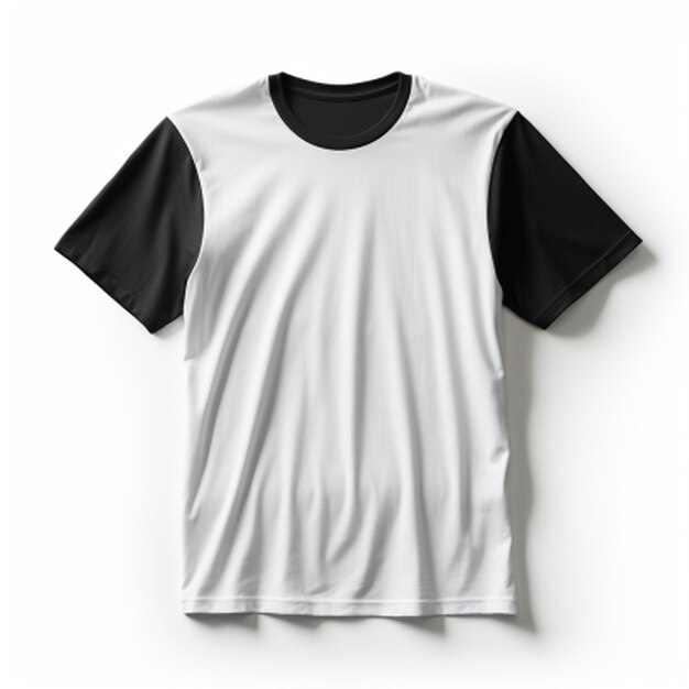 mockup White and black tshirt