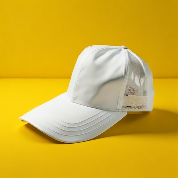 mockup A white cap