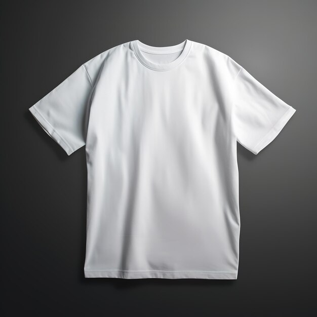 mockup of a white tshirt