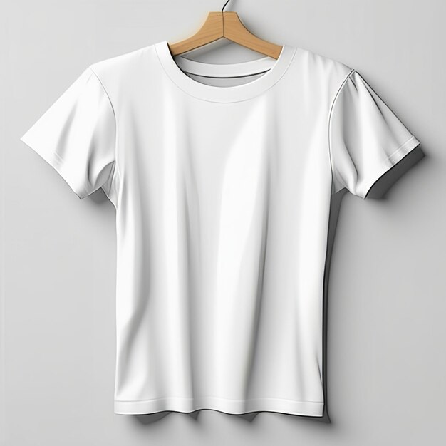 Mockupontwerp van een wit T-shirt