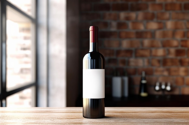 Mockups Blank Wine bottle mock up Red Wine Mockup