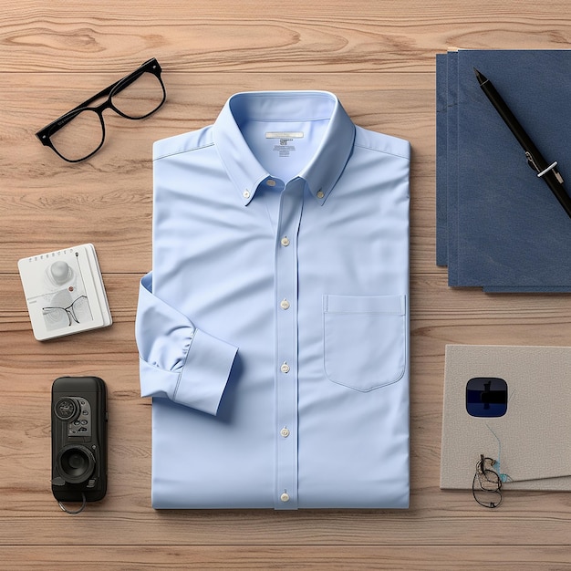 Mockups of stylish shirts