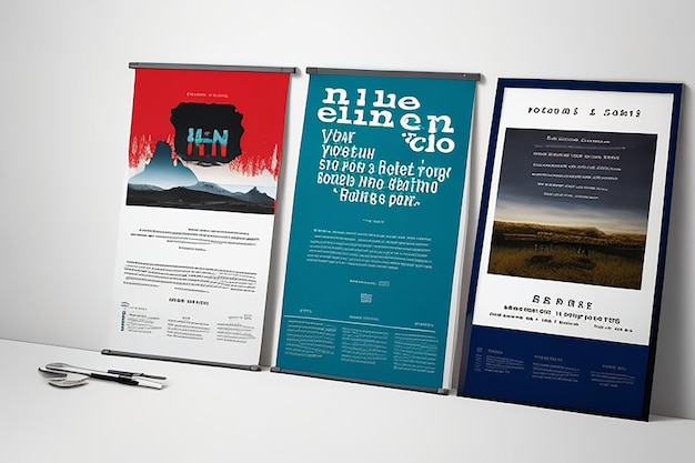 Mockups van affiches