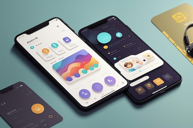 Mockups van app-interfaces