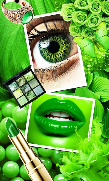 Foto mode esthetische moodboard kleuren trends behang