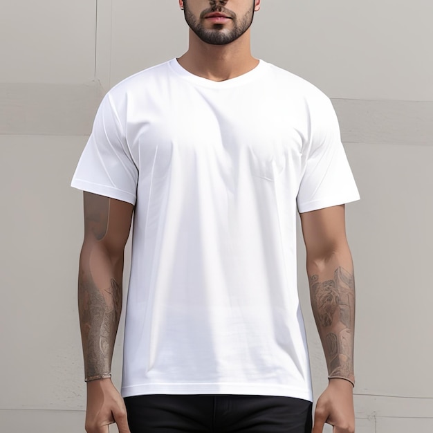 mode witte mockup tshirt leeg