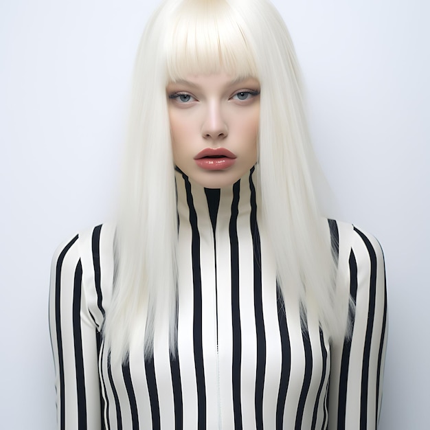 Photo model albino