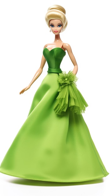 The Barbie Look Green Dress Barbie Doll - Entertainment Earth